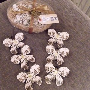 NWT Butterfly Ornaments